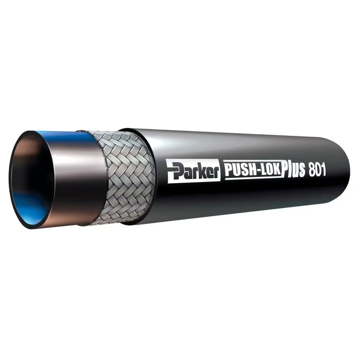 801-6-BLK-RL de Parker – Manguera Hidráulica en negro, rango 200-350 PSI