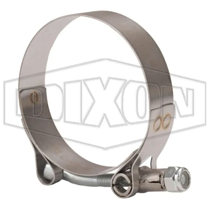 Abrazaderas con Perno T Serie TBC Dixon SKU TBC300 Acero inoxidable diámetro desde 2.75" a 3.06"
