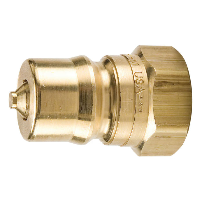 Acoplamiento Hidráulico Parker Serie 60 Macho Niple NPTF 3/4" Material Latón – Parte BH6-61-STM