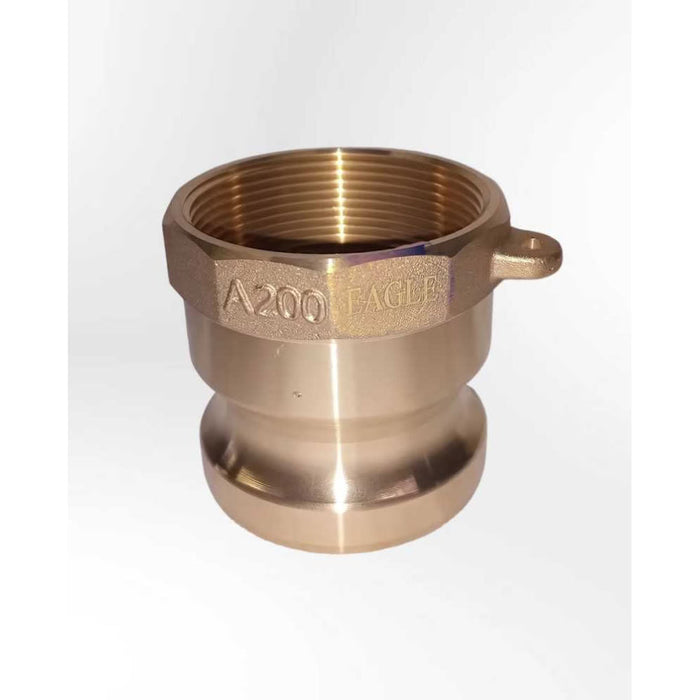 Adaptador GOODEAGLEFLEX E-BR-A400 Parte A en Bronce Puerto NPT de 4 in Macho a Hembra