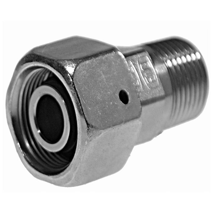 Conector Hidráulico Parker Ermeto Serie EO Heavy Roscado DIN Machode 25 mm de Acero – Parte EGE25S1NPTCF