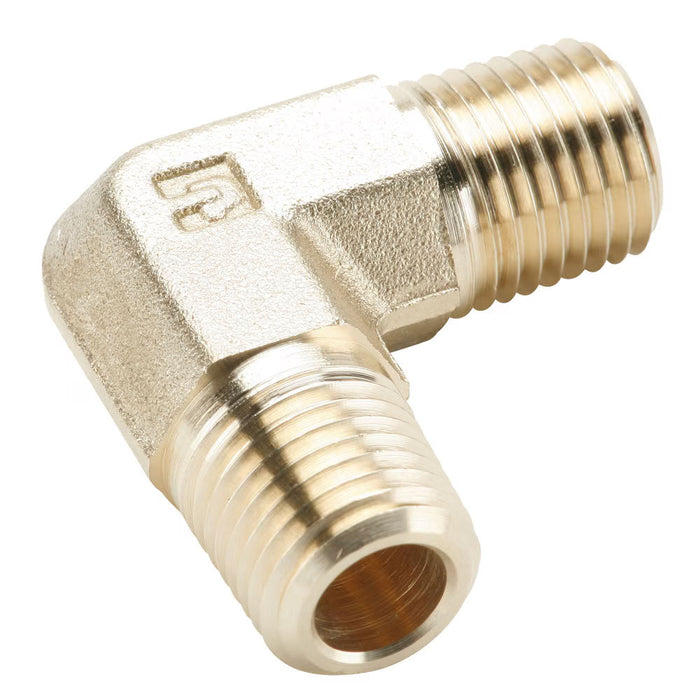 Conector de Tubería de Latón Parker 1204P-8 - Codo Macho de 1/2"