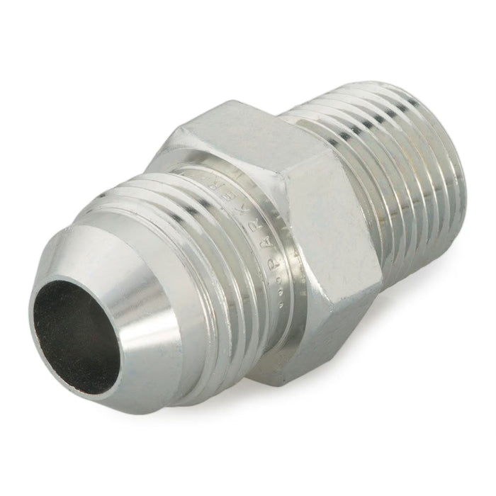Conector de Tubo Parker Triple-Lok 37° Flare JIC en Acero Recto 1/2" a NPT Parte 8-8 FTX-S