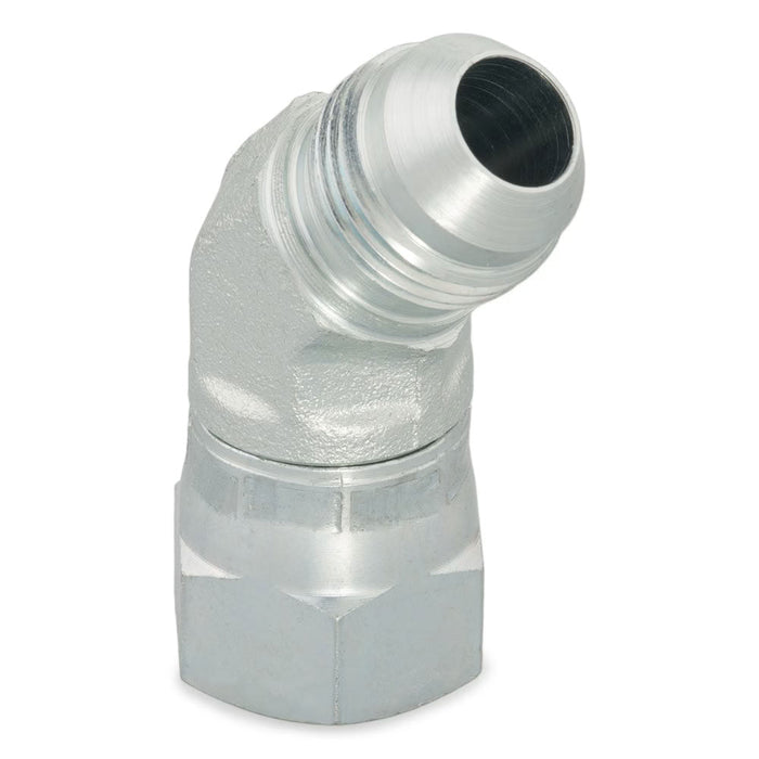 Conector en codo de 45° en acero Triple-Lok® 37° Flare SAE J514 Parte 6 V6X-S