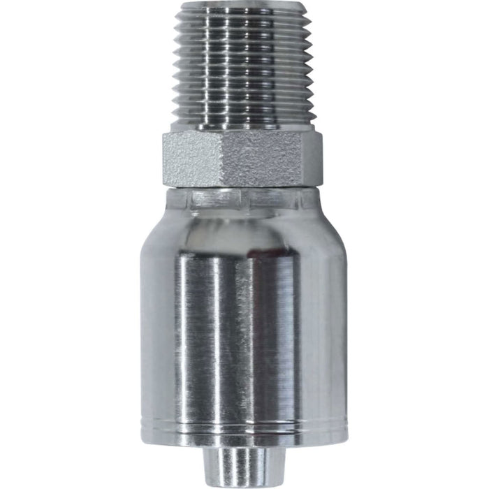 Conector hidráulico macho recto NPTF GOODEAGLEFLEX E-MP-06-04 en acero Diámetro de 3/8 in