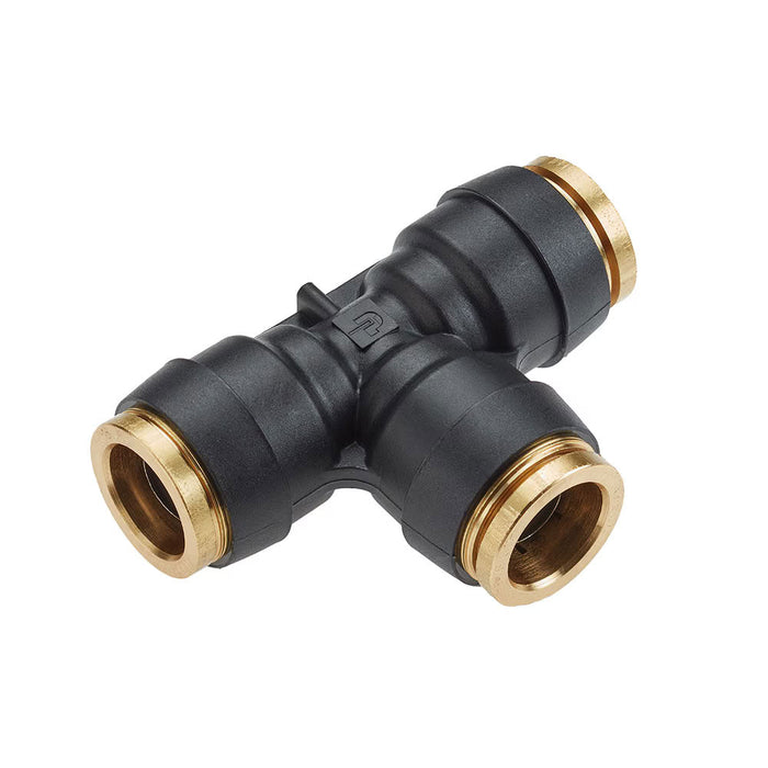 Conectores en forma de T Parker PTC & PTCR, para frenos de aire, materiales resistentes, parte #364PTC-4