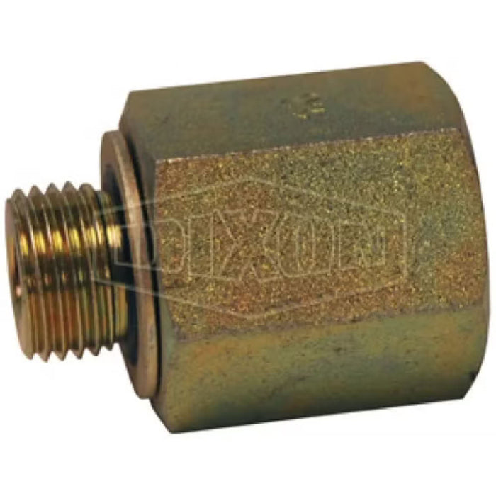 Conexión Dixon Hembra NPTF x Macho Métrico Serie M7455-8-22 Rosca 1/2"-14