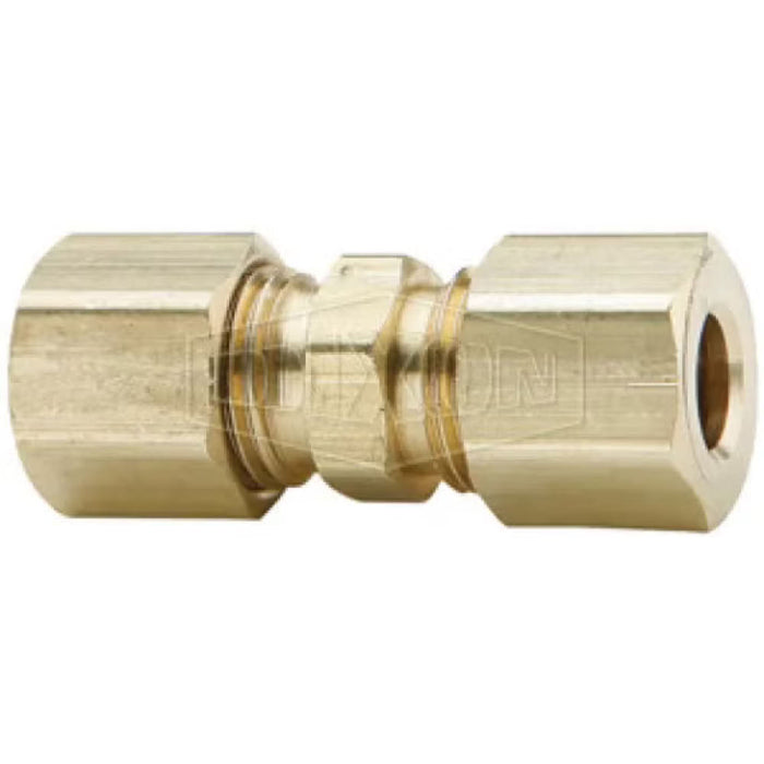 Conexión de Compresión Serie 62C-03 Dixon – Recta de Latón con Diámetro de Tubo 3/16"