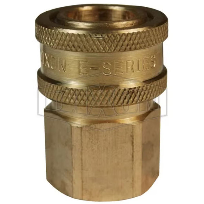 Cople Intercambio Serie E Dixon SKU 2EF2-B – Paso-Directo Rosca Hembra NPTF en Latón 1/4 in