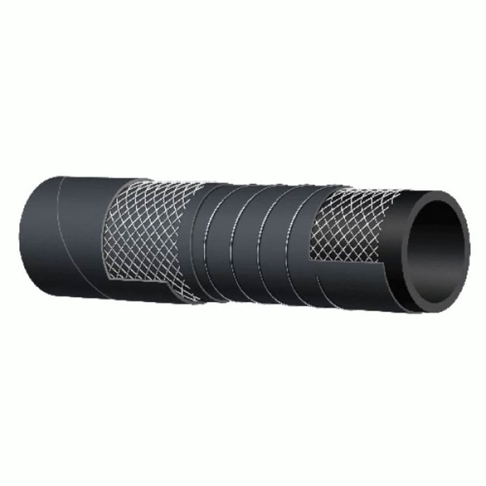 Manguera Industrial para Alquitrán Caliente Alfagomma 2003590 Serie 614AA de 3 in x 61m en NBR