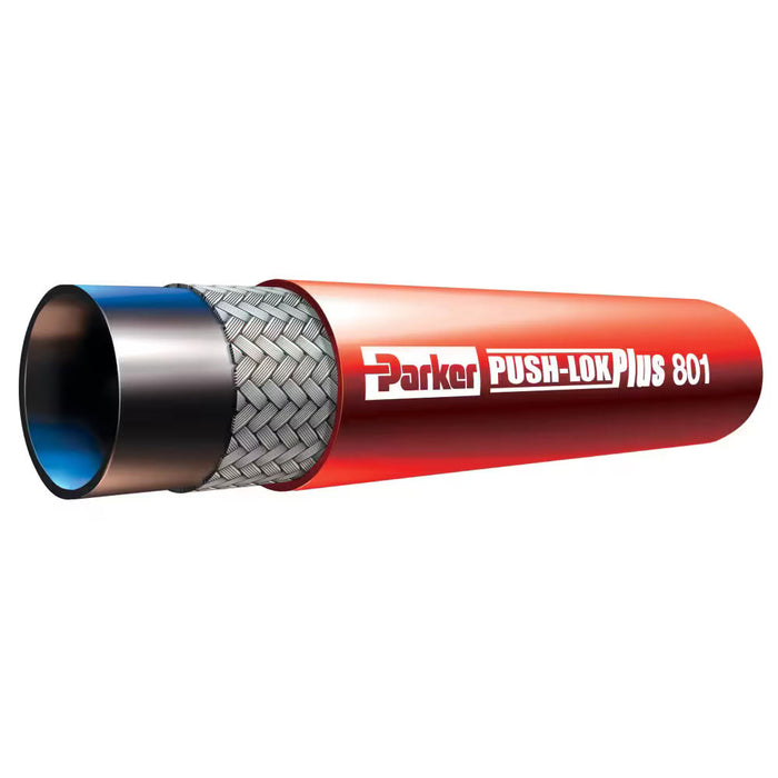 Manguera Parker Push-Lok de 1/4" – Parte 801-4-RED-RL