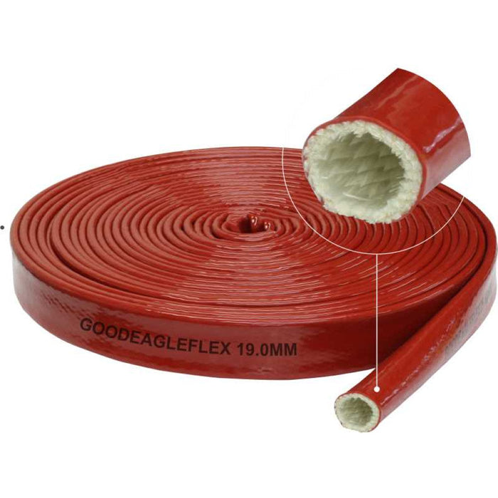 Funda contra fuego GOODEAGLEFLEX E-624-10 de 5/8" Resistente a temperaturas y protección contra llamas
