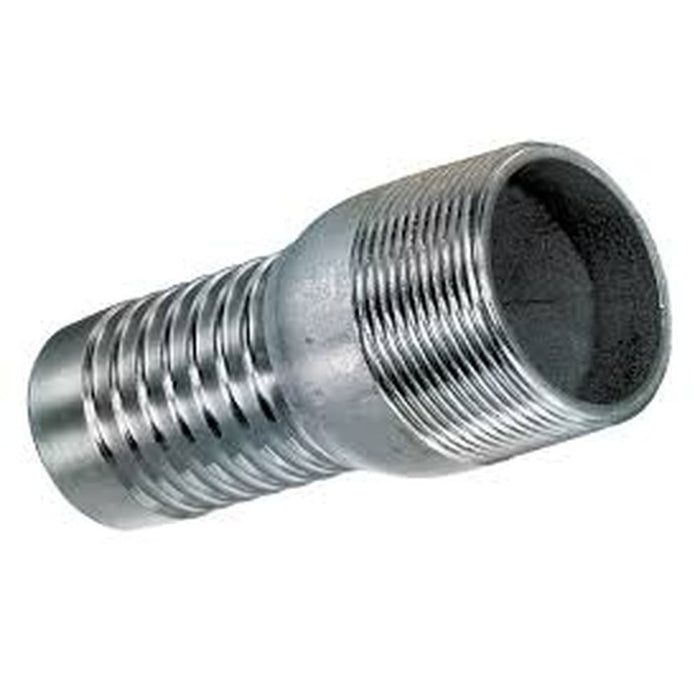 Niple de Manguera GOODEAGLEFLEX E-SS-CN150 Roscas NPT de 1 1/2 in en Acero Inoxidable 304