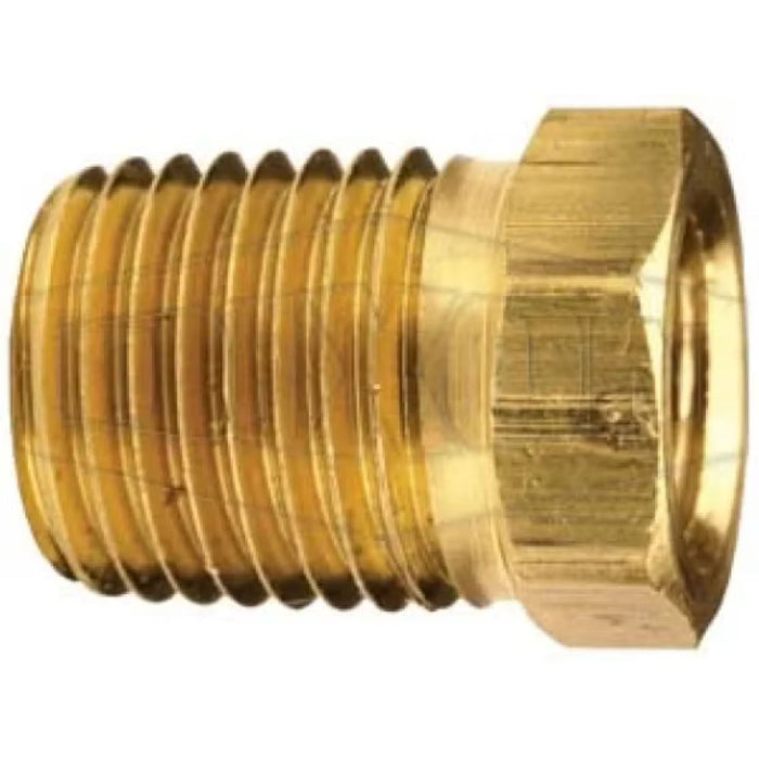 Reductor Bushing Dixon SKU 3730402C – Con Hexágono y Rosca NPTF Macho y Hembra en Latón