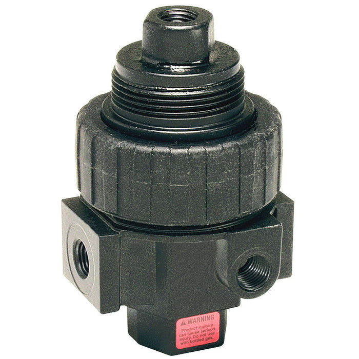Regulador FRL Parker 07R413AC serie Prep-Air II en línea con puerto 3/4 in y salida ajustable de 2 a 125 psi