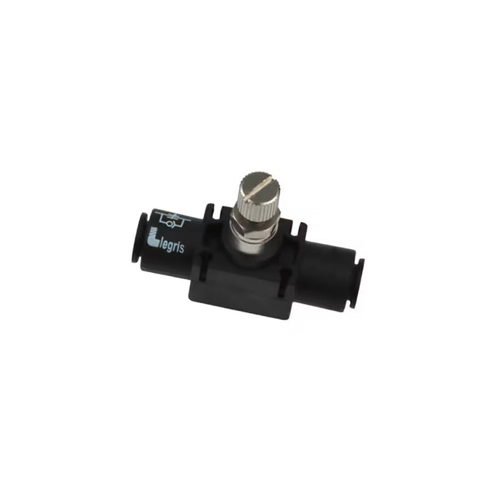 Regulador de flujo neumático Parker Legris 7770 56 00 Regulador en línea diámetro 1/4"