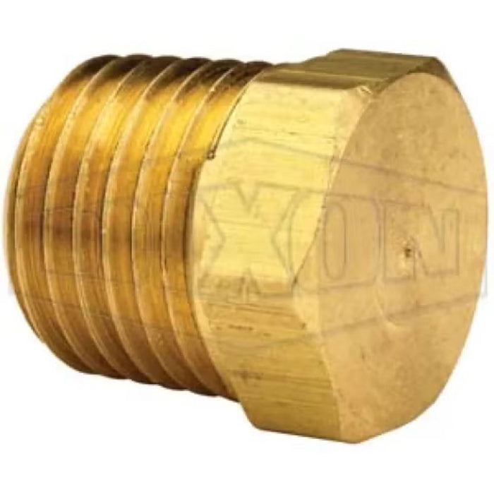 Tapón con Cabeza Hexagonal Dixon SKU 1630400C – Roscado NPTF Macho de 1/4" en Latón, Longitud 16 mm