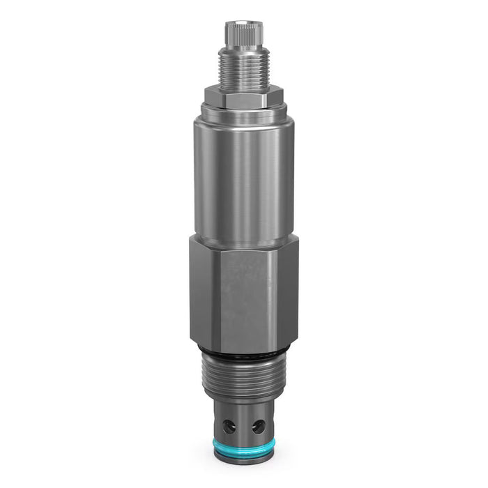 Válvula de alivio de acción directa Parker RD102S30 serie en línea con control de presión ajustable
