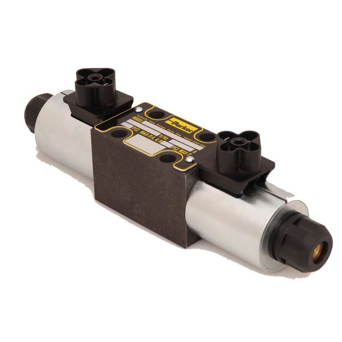 Válvula de control direccional Parker D1VW001CNYW en línea 4 vías 3 posiciones con operación eléctrica