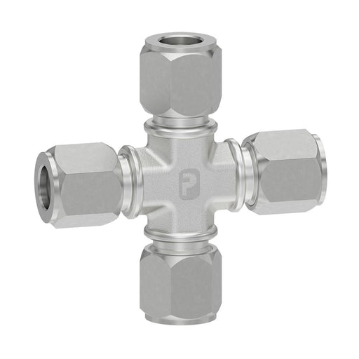 Conector Parker 12 KBU-S — Ferulok 24° Macho Acero