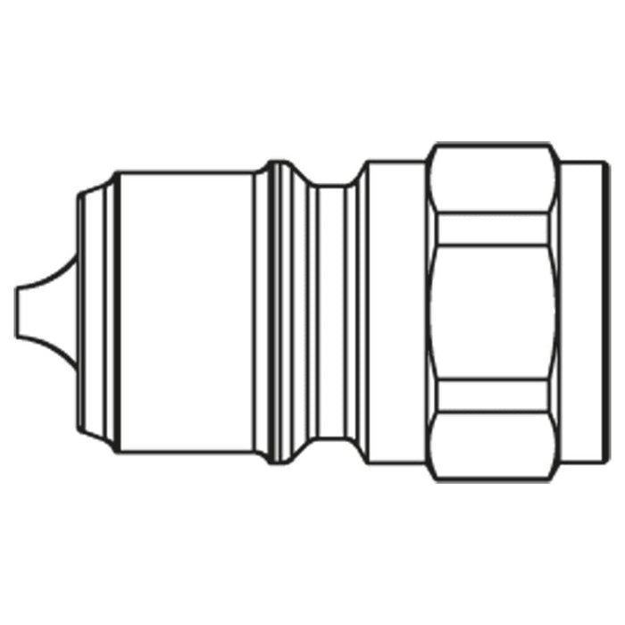 PLUG-IN NIPPLE, STAINLESS 15020 RV