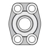 Brida Hidraulica Parker 16G4Q1BSX — 4 Tornillos 3000psi