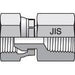 Adaptador Parker 16G63P4S — JIS Acero 3000 psi