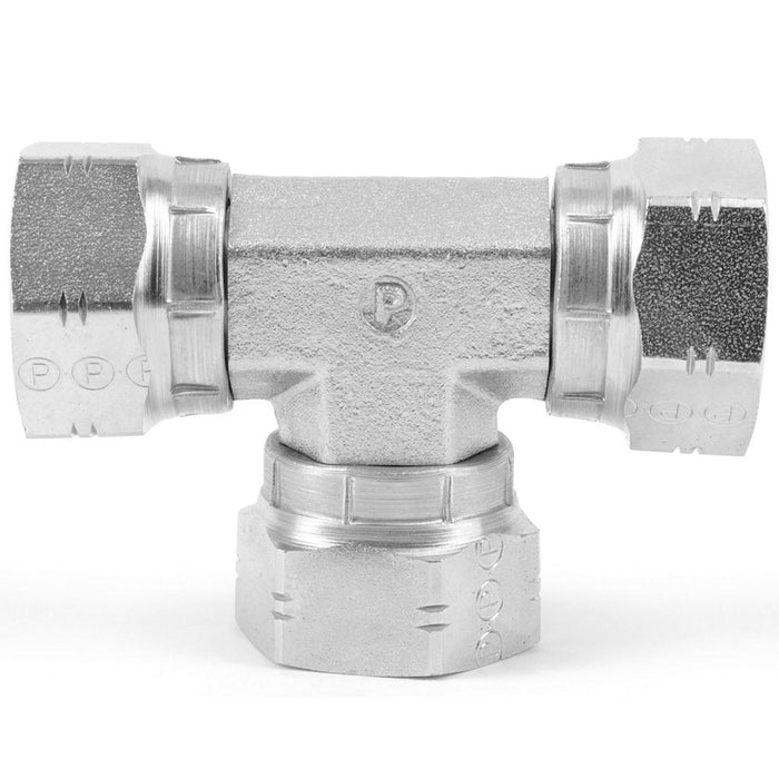 Adaptador Parker 16J6MK4S — Giratorio Tubería Acero 1700 PSI