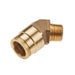 Codo Parker 179PTCNS-12-8 — 45° 3/4" Rígido NPT 1/2"