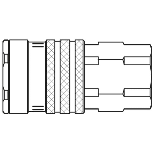 Acoplamiento Parker 1800KBIW17MPN Premium Escandinavo 35bar