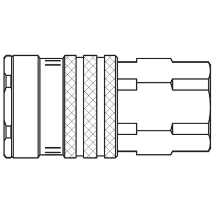 Acoplamiento Parker 1800KBIW17MPN Premium Escandinavo 35bar