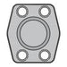 Brida Parker 20PQ2PSS Hidráulica 4 Pernos 6000 PSI