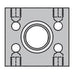 Brida Parker 20Q1PQ1PJQ1PSX 4-Bolt — 4000 PSI SAE