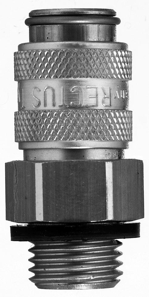 Acoplador Parker 21KAAN10MPN Rectus Latón Niquelado