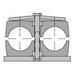 Abrazadera Parker H3222/222-PP — Polipropileno R2