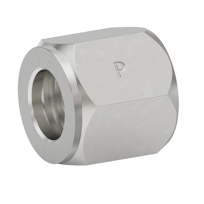 Unión Parker 2 BU-SS — Ferulok 24° Acero Inoxidable