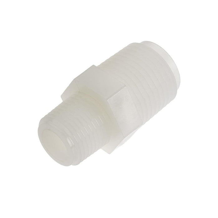 Niple Parker 316P-4N 1/4" NPT Nylon Blanco Hexagonal