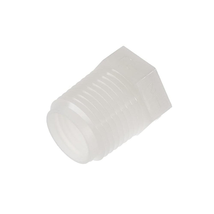 Tapón Plástico Parker 318P-4N — Nylon Blanco 1/4"