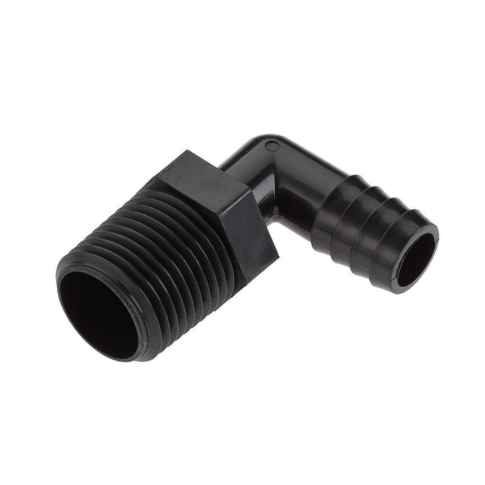 Codo Parker 329HB-8-6PP — 1/2" Polipropileno 90° NPT 3/8"