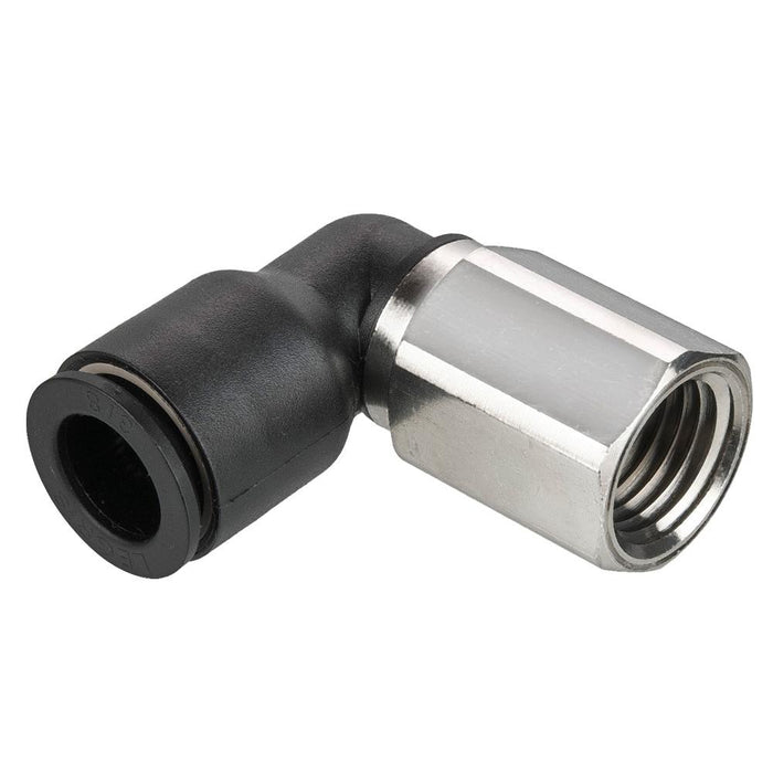Codo Parker 370PLP-6-4 — 3/8" NPT nylon reforzado