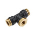 Tee Parker 377PTCR-4-4 — 1/4" branch NPT compuesto