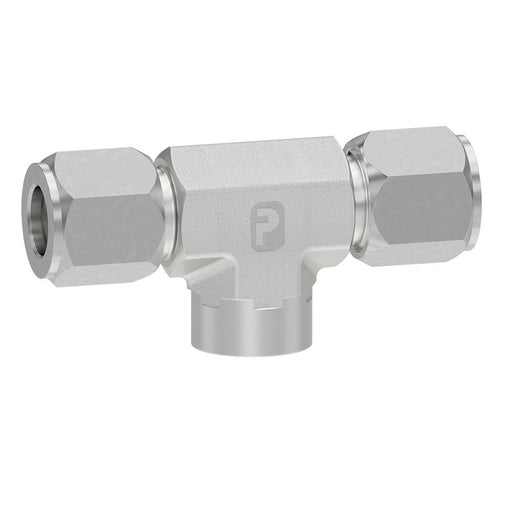 Conector Parker 4-4-4 OBU-SS Ferulok 24° Acero Inoxidable