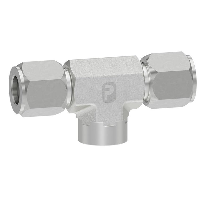 Conector Parker 4-4-4 OBU-SS Ferulok 24° Acero Inoxidable