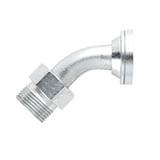 Adaptador Parker 6FJM-16-16 — Brida Code 62 Codo 45°