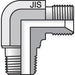 Adaptador Parker 8C3P4S — JIS 60° Acero 5000 psi