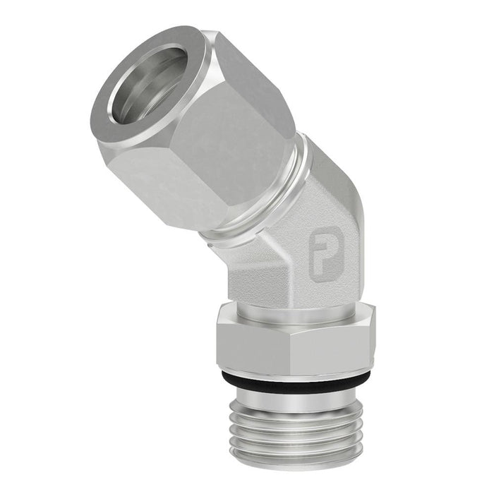 Conector Parker 8 V5BU-S — Ferulok 24° Acero 5000psi