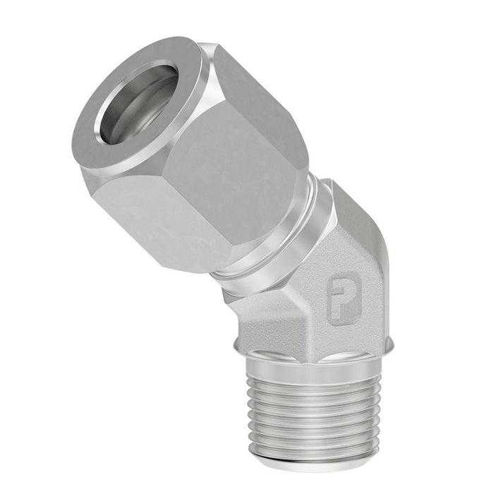Conector Parker 8 VBU-SS — Ferulok Acero Inoxidable 5000psi
