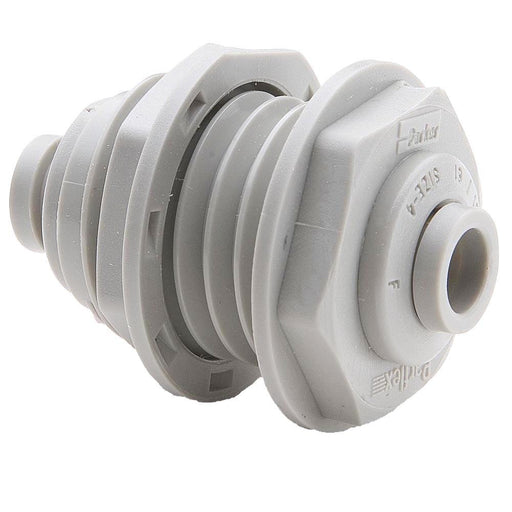 Union Parker A4BU4-MG — Mamparo Acetal Gris 1/4" FDA