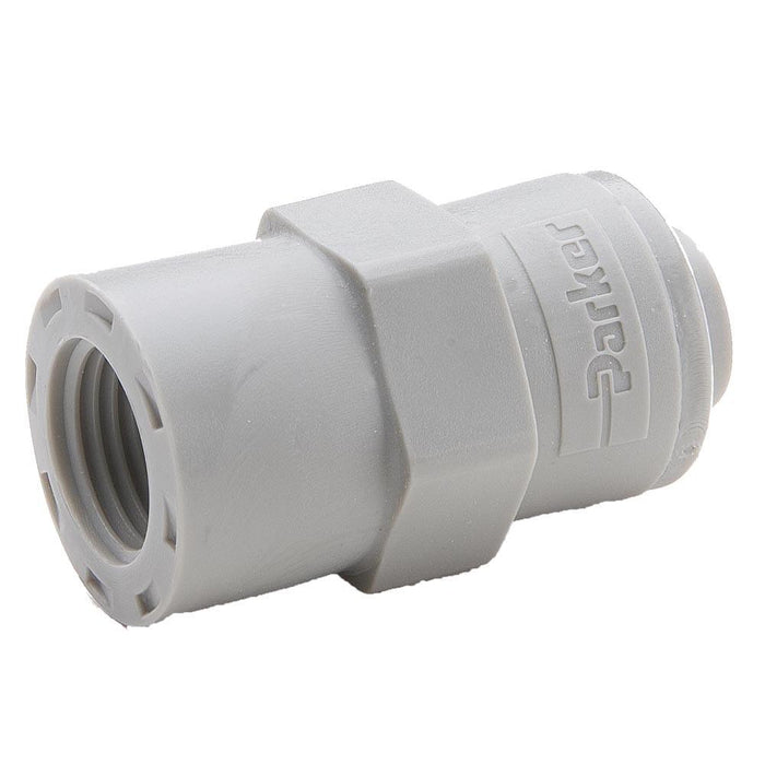 Adaptador Parker A4FA7-MG — Acetal Gris Grifo 1/4"