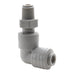 Codo Parker A6MES6-MG — Giratorio 90° Acetal 3/8" NPT